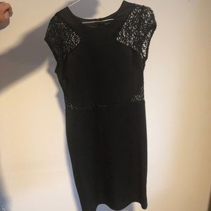 Black Peekaboo Lace Dress